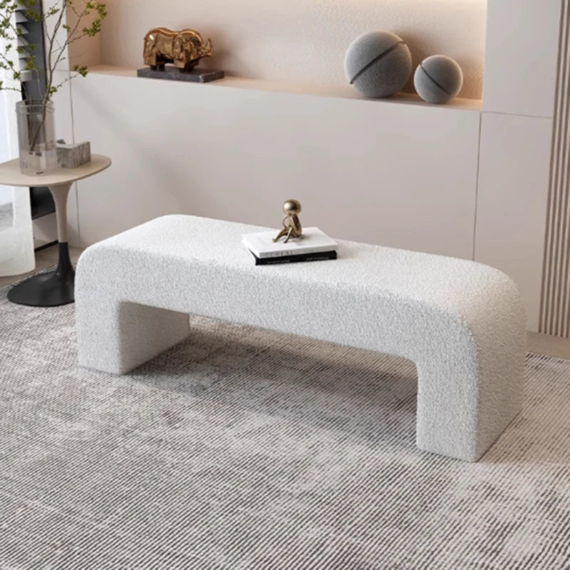 Pine Wood Entryway Bench | Multifunctional Shoe Changing Stool with Storage