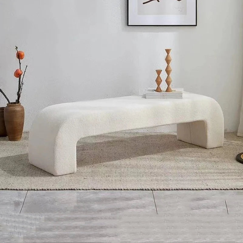 Pine Wood Entryway Bench | Multifunctional Shoe Changing Stool with Storage