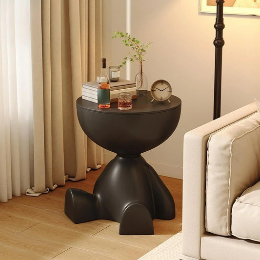 Nordic Side Table with Storage | Compact PP End Table in 4 Colors